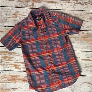 Quicksilver Boys Button down top size Small 8